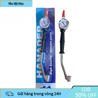 【COD】Bơm Lốp 2 Đầu Có Đồng Hồ – Dụng Cụ Bơm Hơi Xe Ô Tô Xe Máy Tiện Lợi