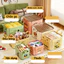 Thùng Nhựa Đựng Đồ Đa Năng Cookie Có Nắp, Hộp Đựng Quần Áo, Đồ Chơi, Chăn Mền Có Quai Xách Tiện Lợi