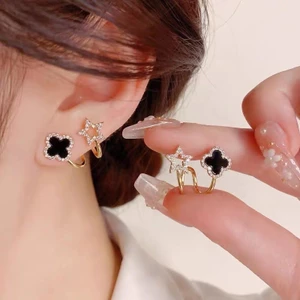 Bông tai hình ngôi sao và cỏ bốn lá - Phong cách thời trang và độc đáo dành cho nữ