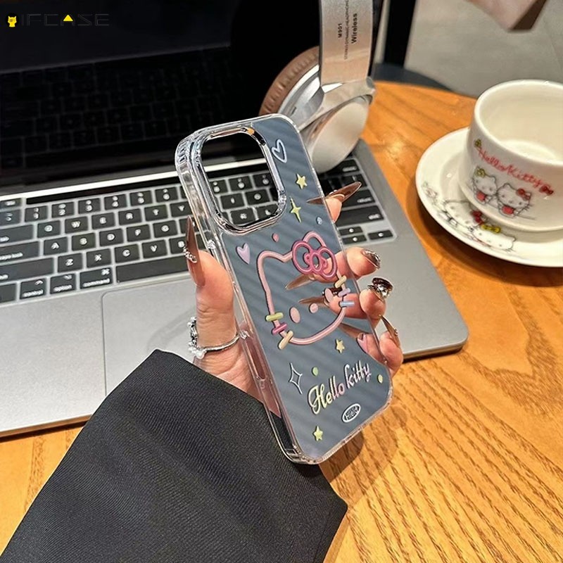 Dành Cho Redmi Note 15 15R 15 15C 15A A7 A5 R70 R70M K90 K80 Ultra Turbo 5 Max 4 3 Pro Plus Max 5G 4G Vỏ Điện Thoại Gương Trang Điểm Dòng Dễ Thương Ngôi Sao Mèo Trái Tim Tình Yêu Vỏ Hoạt Hình