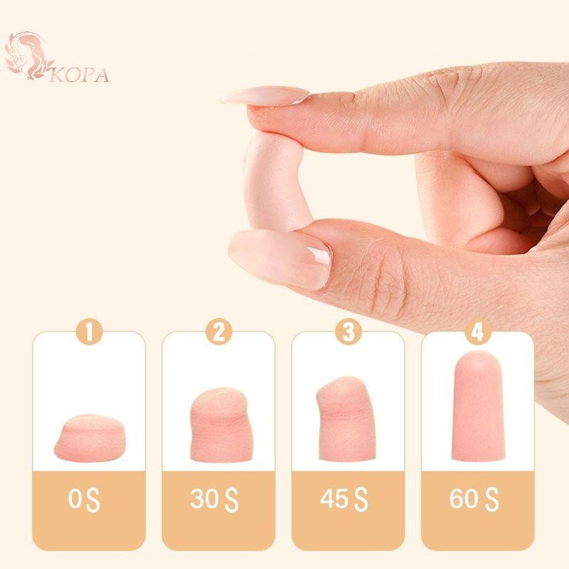 KOPA Bullet Type Foam Earplugs - Băng tím chống ồn, foaming, tiện lợi cho giấc ngủ yên tĩnh