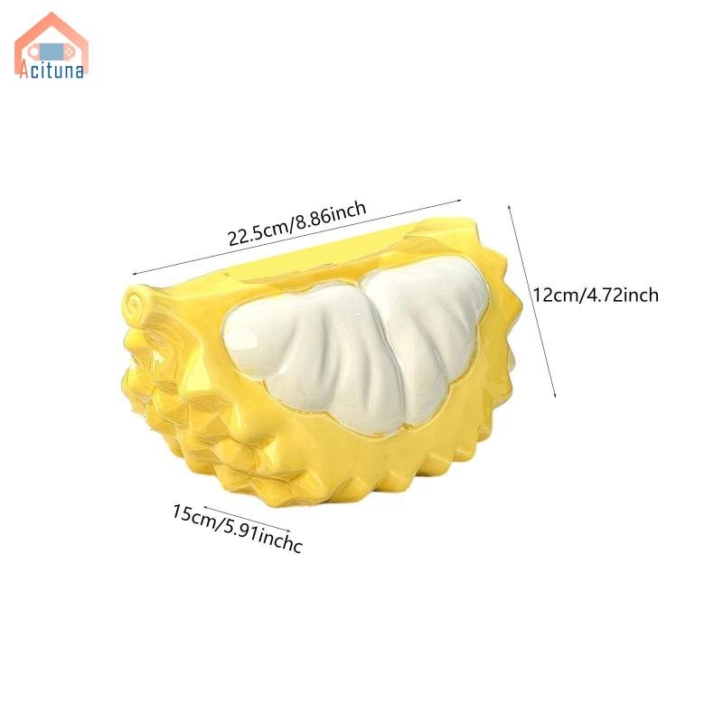 Hộp đựng khăn giấy hình sầu riêng Hộp đựng khăn giấy trang trí trang trí Hộp lưu trữ cho phòng ngủ Phòng khách Mặt bàn Đầu giường để bàn
