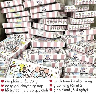 Hộp Quà Giấy In Hoạ Tiết Hoạt Hình Kuromi Shin Cute Tổng Hợp Gói Card Đóng Hàng Tặng GQ62