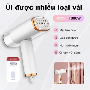 Bàn ủi hơi nước cầm tay mini, phù hợp mọi loại vải, dung tích lớn, tiện lợi mang theo.