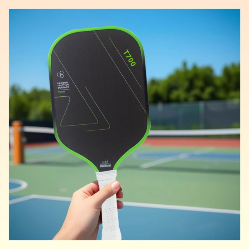 Vợt Pickleball Carbon T700 Pro mặt,Siêu nhẹ,Dành cho mọi lứa tuổi,tay cầm màu đen chắc chắn