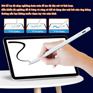 Bút cảm ứng cho ipad 10/9/8/7/6 air 5/4/3 pro 2018–2025 | Sạc type-c nam châm hút chắc đầu bút thay thế viết mượt