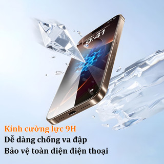 Kính cường lực 9H iPhone, HD, chống nhìn trộm, chống trầy xước, cho iPhone 11 12 13 14 15 16 17 Pro Max X XS XS Max 16E