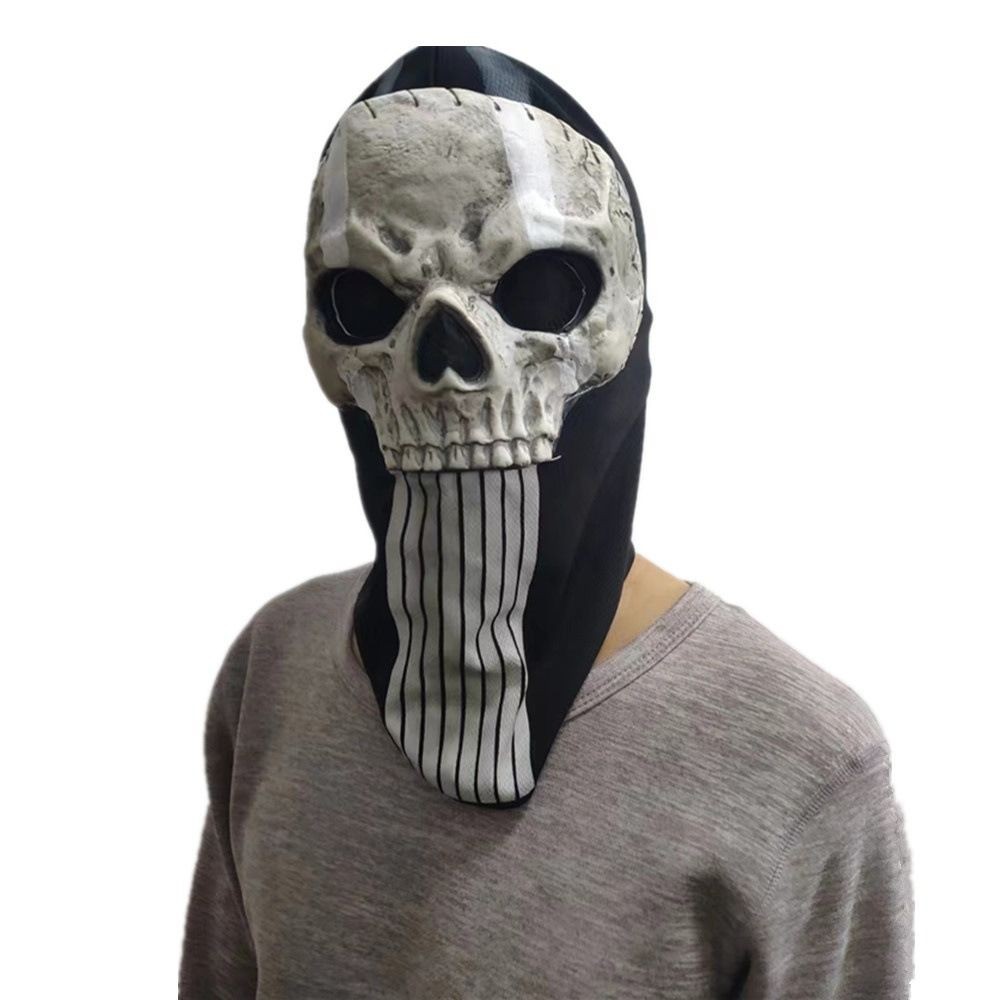 Mặt nạ ma bộ xương toàn mặt Halloween Skull Kinh dị Cosplay