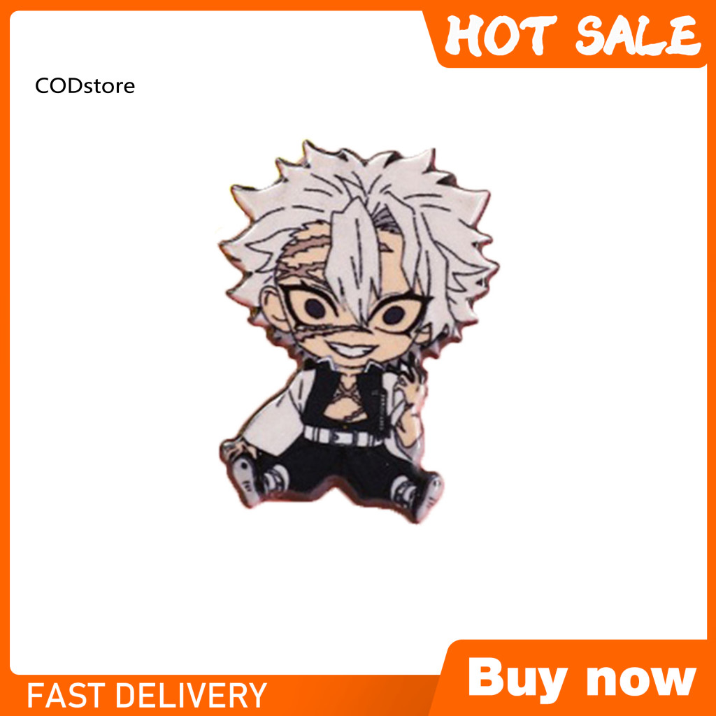 KDC Breastpin trâm cài thổ cẩm thiết kế anime Demon Slayer đáng yêu cho trang trí