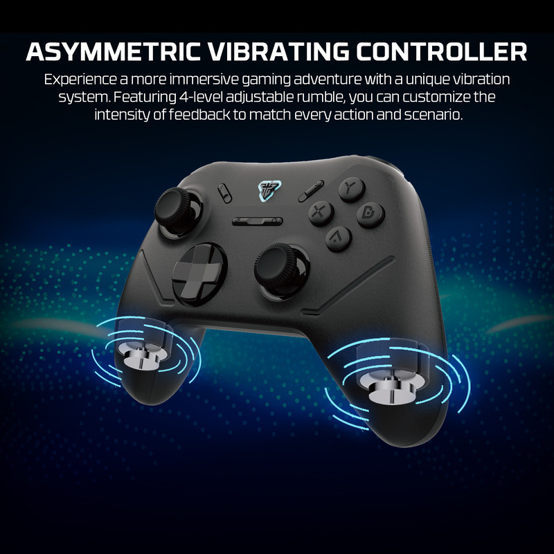 Tay Cầm Chơi Game ORIO Fantech Shooter III WGP13S – 19 Nút, Không Dây & Có Dây, Pin 600mAh, 1000Hz