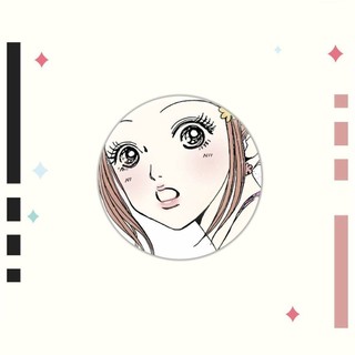 GC9 NANA Komatsu Nana Oosaki Nana tinplate huy hiệu bộ sưu tập sinh viên Quà tặng Anime Manga Ngoại vi CG9