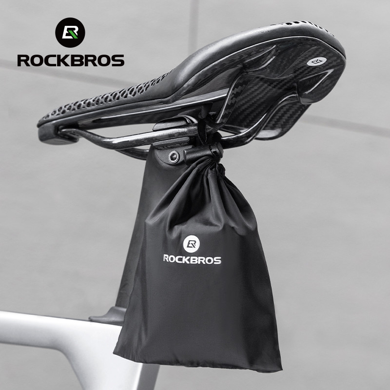 Rockbros Yên Xe Chống Thấm Nước Mưa Bao Da Chống Mưa Co Giãn Di Động Có Thể Gập Lại Bền Ghế Đệm MTB Xe Đạp Đường Bộ Phụ Kiện