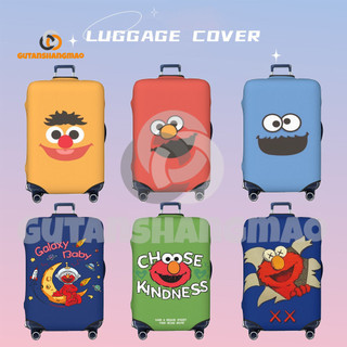 Sesame Street Hành Lý Có Thể Giặt Được Vali Bảo Vệ Chống Trầy Xước Vali Phù Hợp Với 18-32 Inch