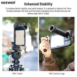 Ống kính tele NEEWER HD Chỉ dành cho mặt sau ren 17mm, Ống kính máy ảnh điện thoại phóng đại 7X với 15 yếu tố 12 nhóm Tương thích với iPhone Samsung Cage với bộ chuyển đổi ống kính 17mm — ảnh 8