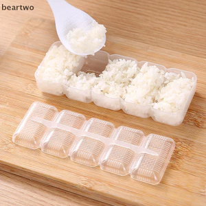 < Beartwo > 5 Cái / bộ Sushi Nigiri Máy Làm Bánh Cơm Khuôn Không Báo Chí DIY Bento Tool Đẹp