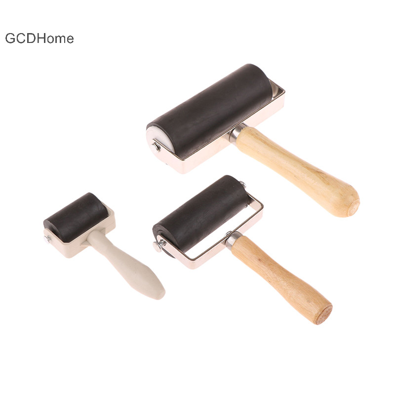 Gcdhome Con Lăn Cao Su Brayer Mực Ngủ In Con Lăn Nghệ Thuật Thủ Công Dự Án Mực Dập Dụng Cụ Sơn Con Lăn HOT