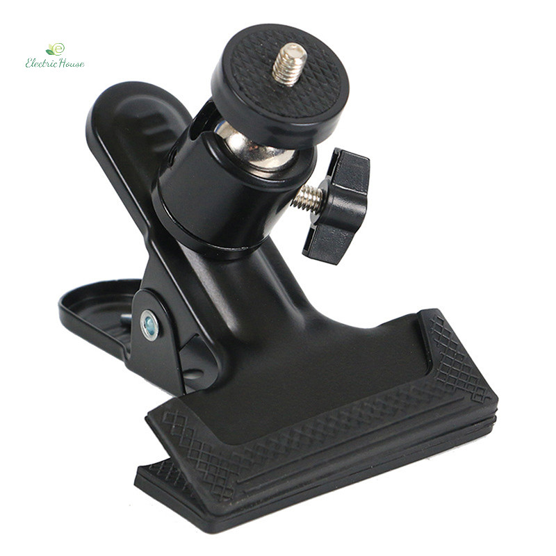 [Nhà Điện] Kẹp Máy Ảnh Chân Máy Đa Năng Kẹp Đèn Flash Giá Đỡ Gắn Kẹp Camera Chụp Ảnh Kẹp Kim Loại Xoay 360 Độ Cho Chân Máy Ảnh Camera PTZ Video