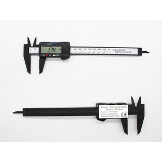 Thước Kẹp Điện Tử 150mm Có Số Tự Động Kèm Pin Và Hộp Dùng Đo Trang Sức, Linh Kiện