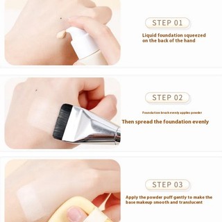 Bàn chải trang điểm Xixi X779 không dấu vết, dùng cho nền và mặt nạ dạng bột, phù hợp cho người mới bắt đầu
