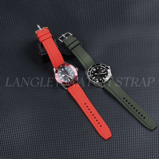 20mm 22mm Dây đeo đồng hồ silicon chống thấm nước Dây cao su Dây đeo đồng hồ thông minh cho Seiko 5 Diver Cá ngừ Lặn Dây đeo đồng hồ nam nữ Cơ khí kỹ thuật số Vòng đeo tay thể thao
