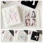 Hộp đựng thẻ Photocard sang trọng QEARY, Album ảnh thần tượng đuổi theo phong cách Hàn Quốc theo đuổi phong cách Hàn Quốc, Vỏ thẻ A6 Soft Ins Bow Card Binder