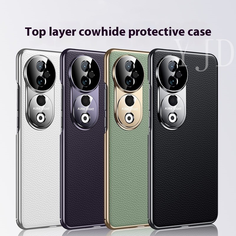 Ốp Lưng Cho Vivo V40 Pro Da Sang Trọng Electroceramic PC Vỏ Điện Thoại Chống Sốc