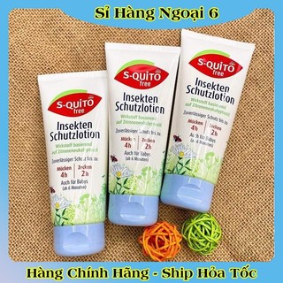 Xịt chống muỗi, kem bôi côn trùng đốt, thanh lăn và gel bôi muỗi đốt Squito Free cho bé từ sơ sinh của Đức- Date mới