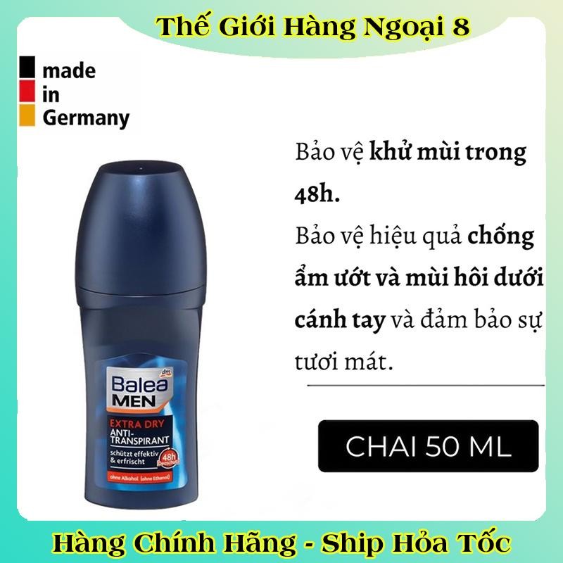 [Hàng nội địa Đức] Lăn khử mùi Balea men của Đức