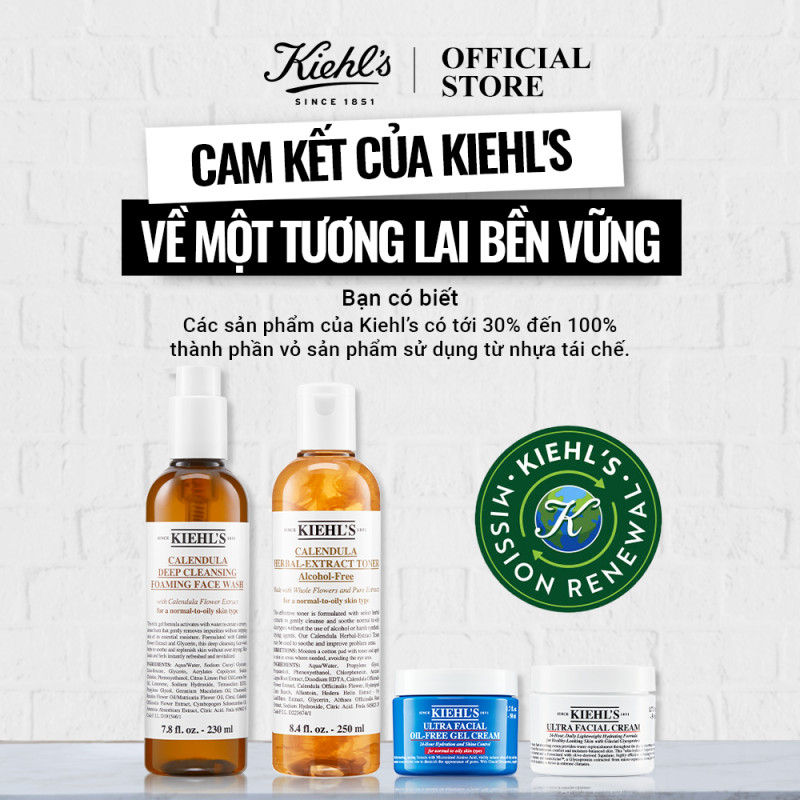 GIFT - Gel dưỡng ẩm Kiehl's Ultra Facial Oil-Free Gel Cream 3ml (sachet)