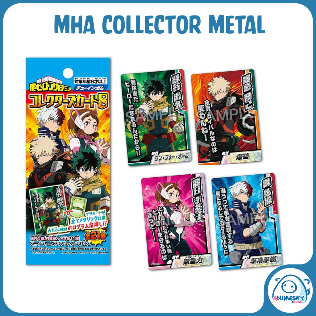 [Có sẵn] Pack thẻ nhân phẩm My Hero Academia collector metal card chính ...