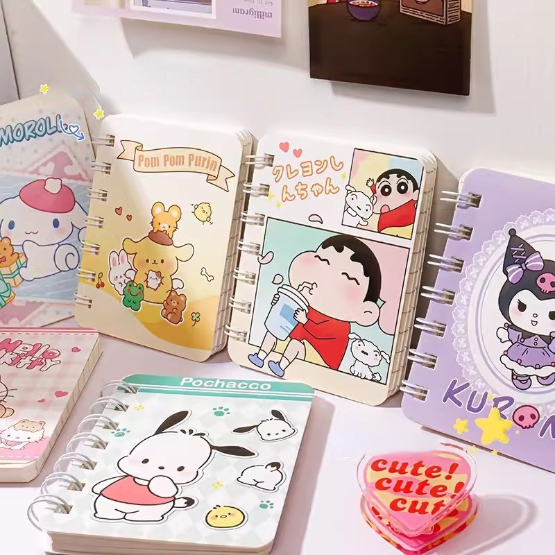 Sáng Tạo Crayon Shin Chan A7 Di Động Notebook KT Nhật Ký Notebook Anime ...