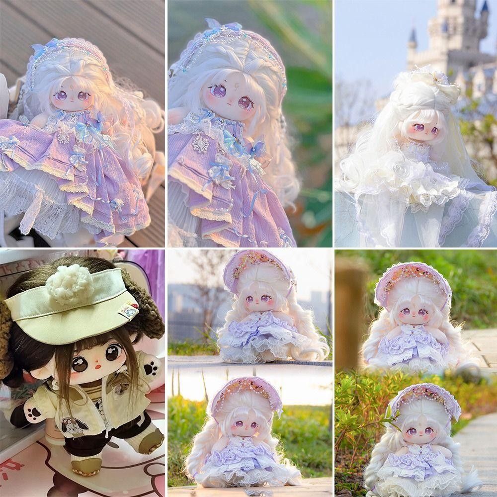 Búp Bê Cotton AMBU 20cm, Trang Phục Quần Áo Cho Bé Có Thể Thay Quần Áo Búp Bê Vải, Đôi Mắt Lớn Kawaii Với Bộ Sưu Tập Búp Bê Hình Bộ Sưu Tập Quà Tặng