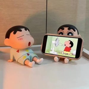 Dễ Thương Crayon Mới Chen Giá Đỡ Điện Thoại Di Động Hoạt Hình Để Bàn Trang Trí Quà Tặng Cung Cấp