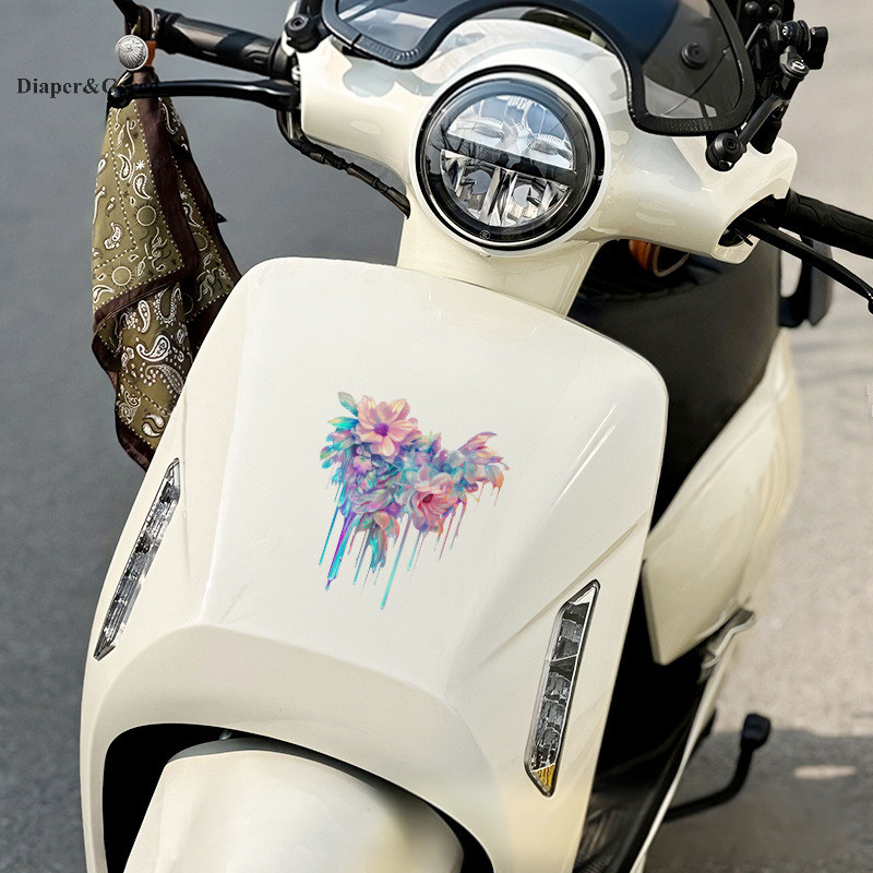 Nhãn dán trang trí ô tô DIAPER & CORED với sơn chất lỏng màu Dopamine Decal phản quang ô tô cho ốp lưng ô tô Thân bên YTH