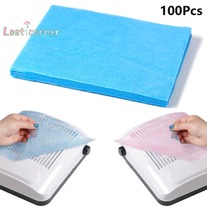 100 Chiếc Nail Vacuum Clean Collector Giấy Lọc Chống Bụi Thay Thế Nail Vacuum Clean Filter Paper Máy Làm Móng Tay Phụ Kiện Bụi [Mới]