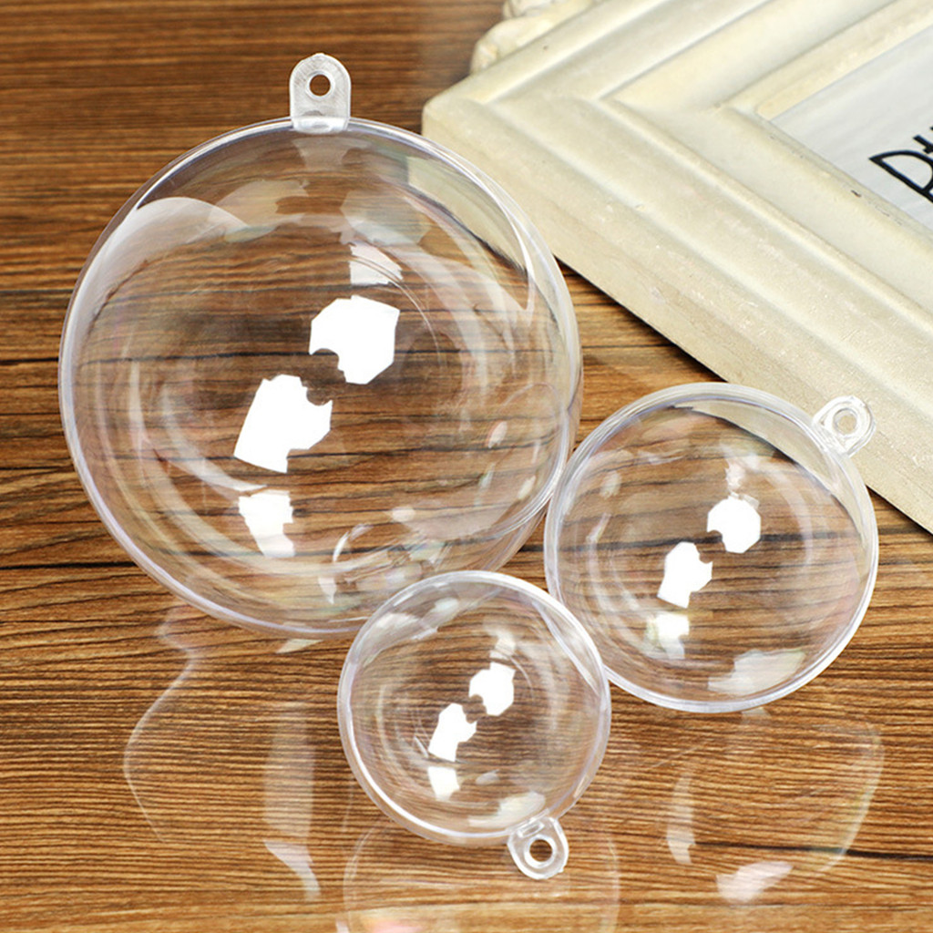 Bóng Acrylic rỗng trong suốt DIY Bó hoa trang trí Hộp kẹo