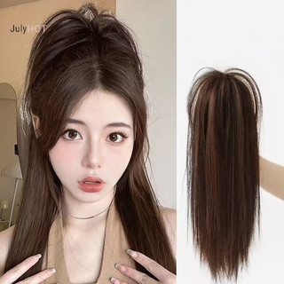Julyhot Đuôi Ngựa Tóc Giả Nữ Nửa Dây Buộc Đuôi Ngựa Mô Phỏng Tóc Lấy Kẹp Tóc Gà Tóc Giả Mảnh Đuôi Ngựa Bím Tóc Massivedeals