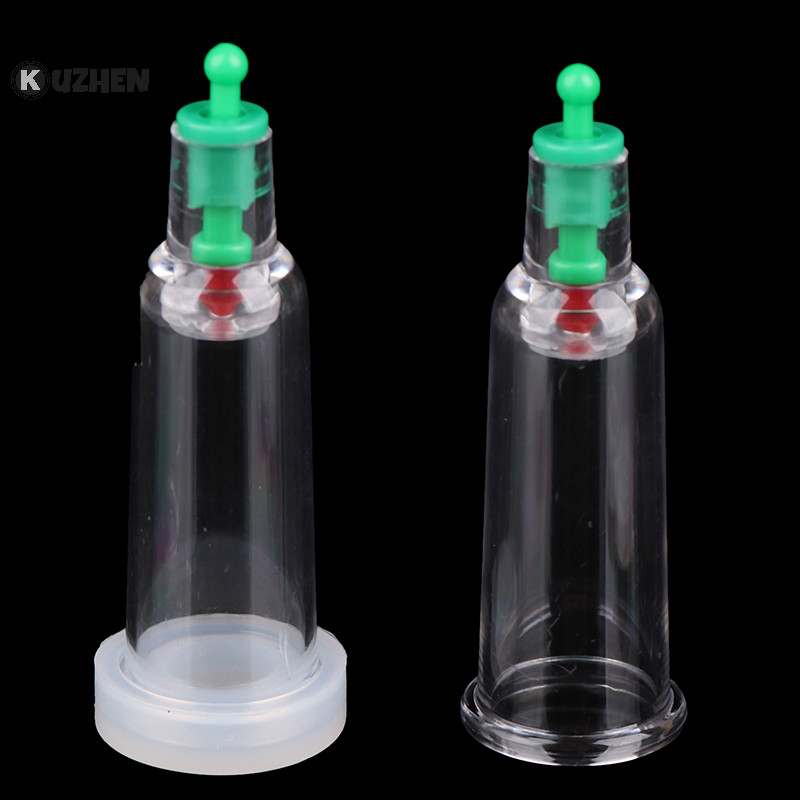 Kuzhen Silicone Cupping Massage Sức Khỏe B7 Lon Hút Chân Không Cupping Thuốc Trung Quốc Ventosa Terapia Cốc Nhựa Ngón Tay Khí Nhỏ HOT