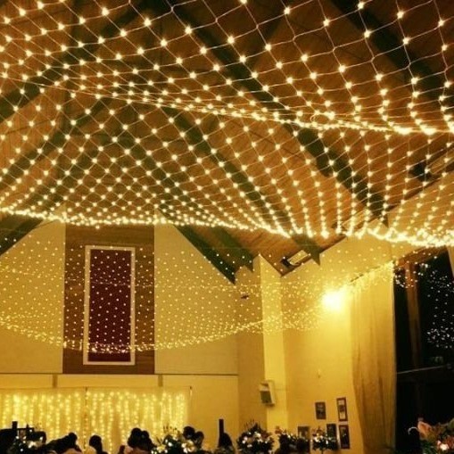 Đèn led Rèm lưới mắt cá 2x2m 3x3m cao cấp, led lưới, rèm lưới mắt cáo ...