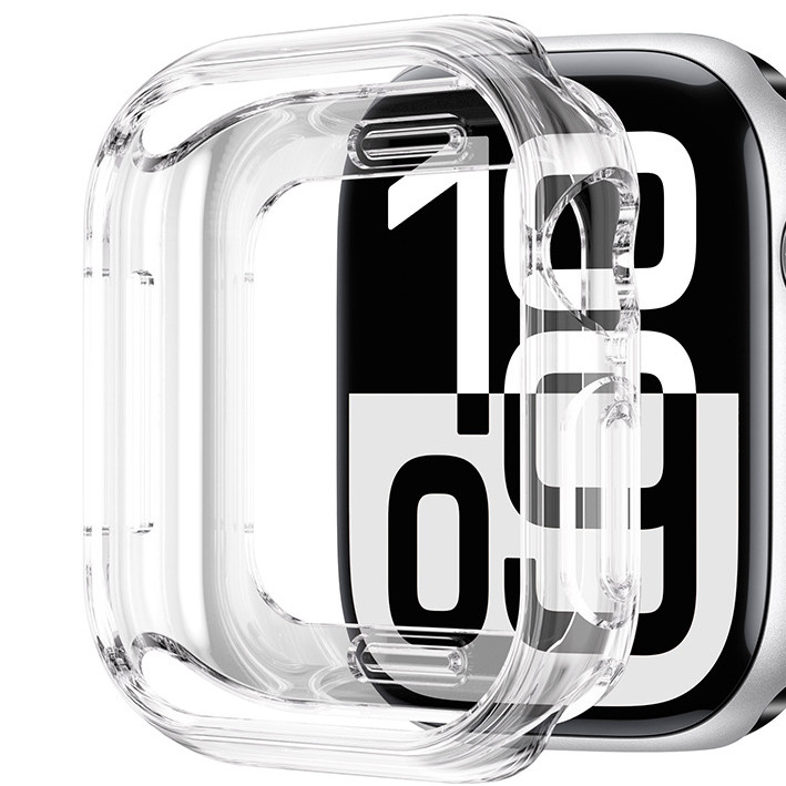 Ốp Bảo Vệ TPU Trong Suốt Tương Thích Cho Apple Watch Ultra 3 2 10 9 8 7 6 5 4 Cho iWatch 46mm 42mm 45mm 49mm