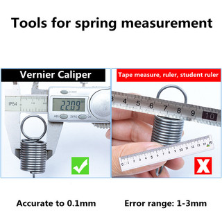 Lò xo nén thép lò xo 65Mn (đường kính dây 0,7mm đường kính ngoài 4-12mm, dài 5-50mm) (LXY-XDT-VN-w)