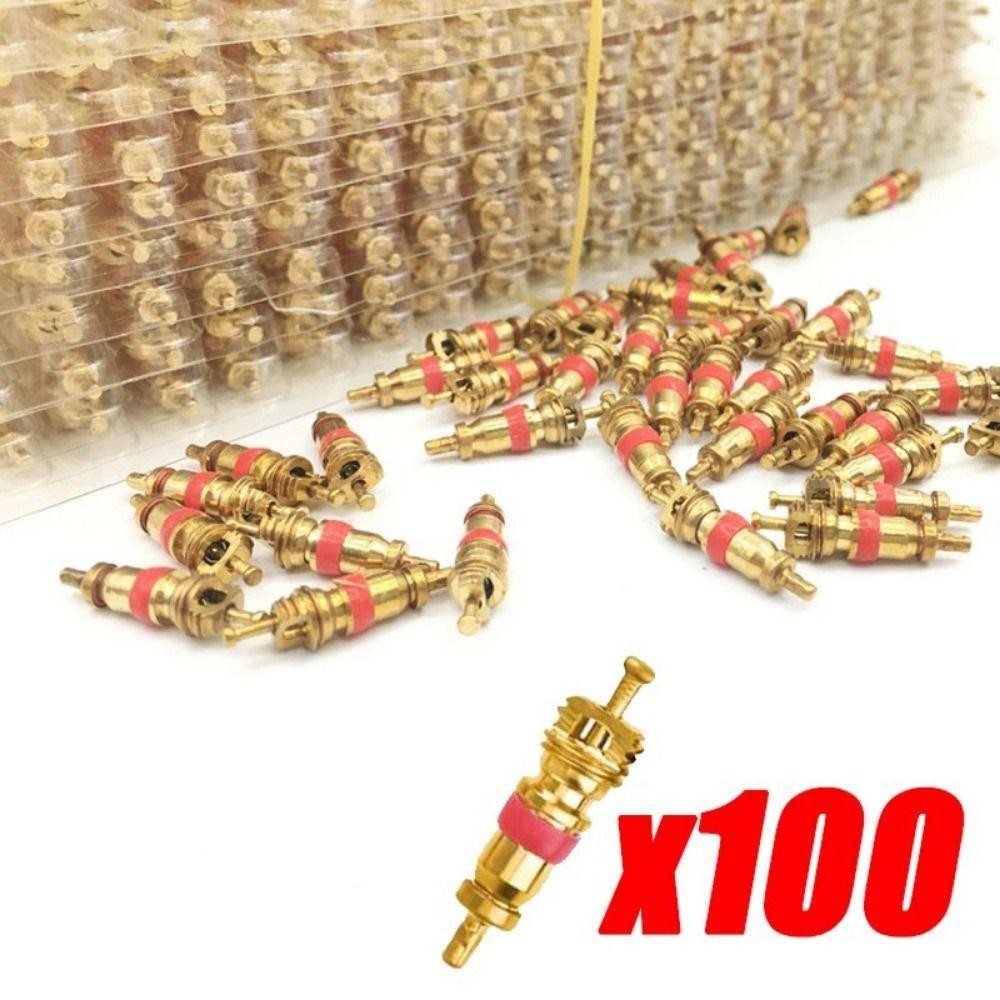 Daybreak 100 Chiếc Van Xả Lốp, Đồng Lốp Van Core Công Cụ Sửa Chữa, Thay Đổi Đa Năng Xe Tải Xe Đạp Xe Máy Van Vòi Phun