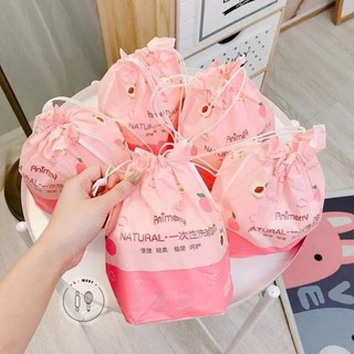 Túi 40 khăn lau mặt dùng 1 lần animerry khăn khô đa năng tẩy trang vệ sinh tiện lợi #A13