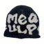 CHEESELY Beanie Bonnet, Mũ đan in chữ ấm áp, Len thời trang Acrylic Y2k Ins Mũ lạnh Nam Nữ