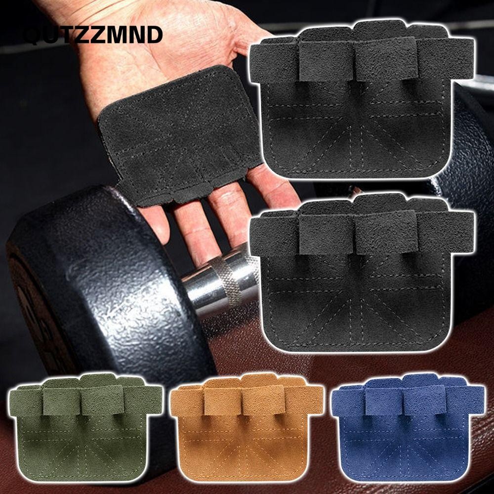 Qutzzmnd 1 Cái / 1 Cặp Miếng Lót Lòng Bàn Tay, Găng Tay Nâng Cân Da Bò 9 Màu, Bảo Vệ Chống Trơn Trượt