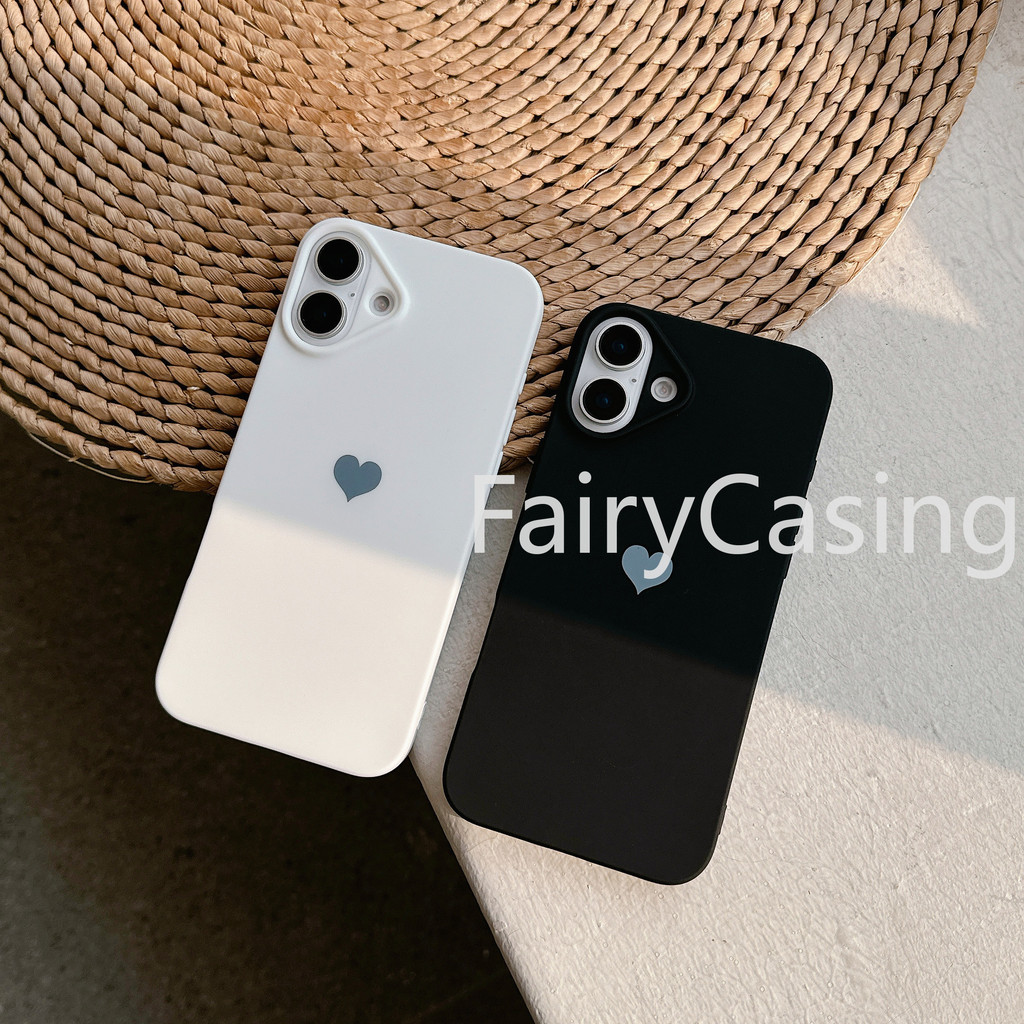 Ốp điện thoại chống sốc thời trang họa tiết trái tim tình yêu mới cho iPhone 16 15 14 13 12 11 Pro Max 7 8 Plus Vỏ TPU mềm trong suốt Funda