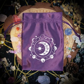 Túi đựng thẻ bài Tarot Túi đựng đồ trang sức dây rút Túi đựng Tarot & Túi xúc xắc Thẻ Oracle Túi đựng đồ trang sức Tinh tế cho bữa tiệc Giáng sinh Runes ewoekvn