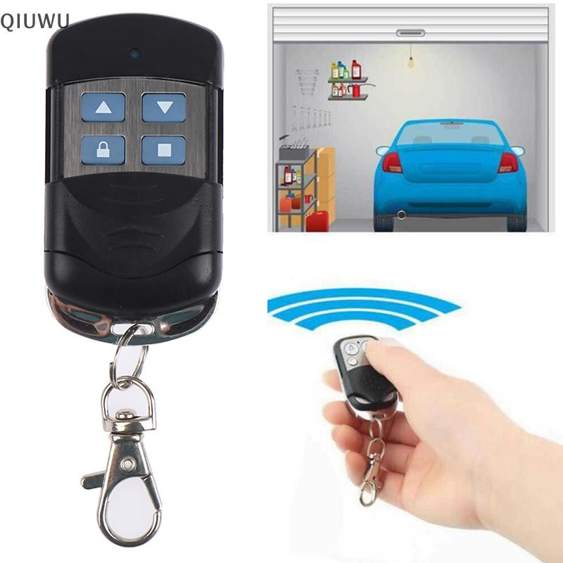 Qiuwu 1Pc 4 Nút 433MHZ Cán Mã Cổng Dụng Cụ Mở Cửa Nhà Để Xe Nhân Bản Điều Khiển Từ Xa.