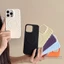 Ốp điện thoại iPhone 16 15 14 13 12 11 Pro Max X Xr Xs Max Ốp lưng mềm màu kẹo