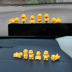 6 Cái / bộ Sáng Tạo Rồng Nhỏ Xe Trung Tâm Điều Khiển Màn Hình Điều Hướng Nằm Mini Rồng Động Vật Trang Trí Máy Tính Màn Hình Đồ Chơi Mô Hình